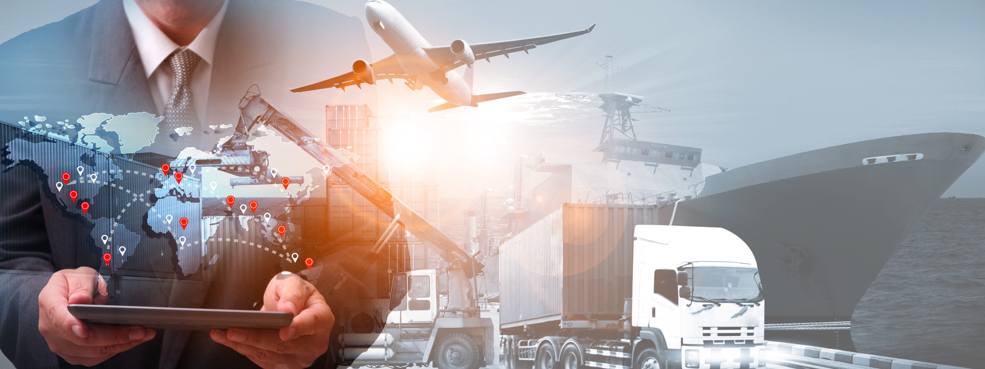 Excelência no ramo de transporte para importação e exportação marítima, aérea e rodoviária
